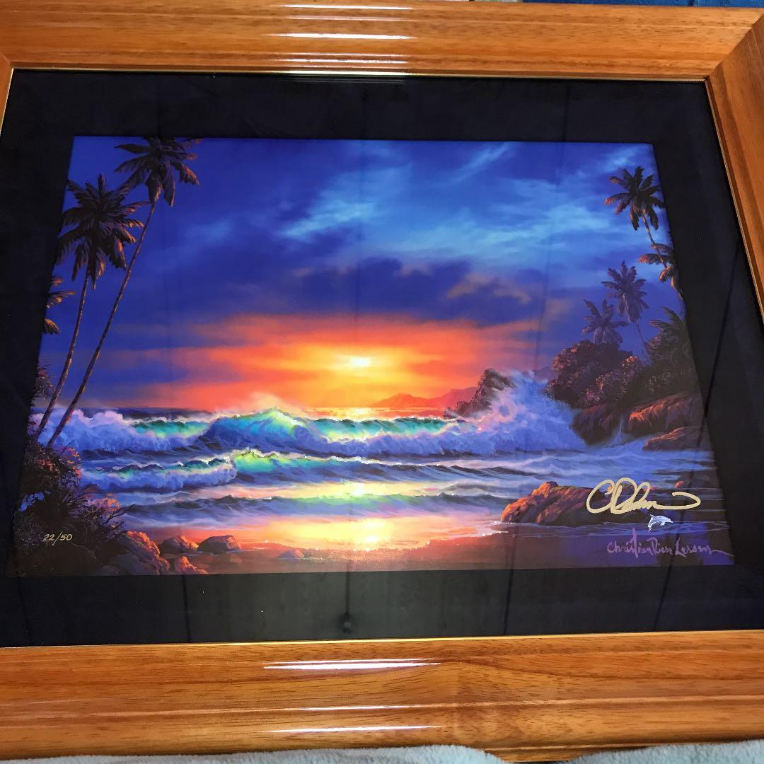 大人気 クリスチャン ラッセン「インティメイトモーメント」シルクスクリーン