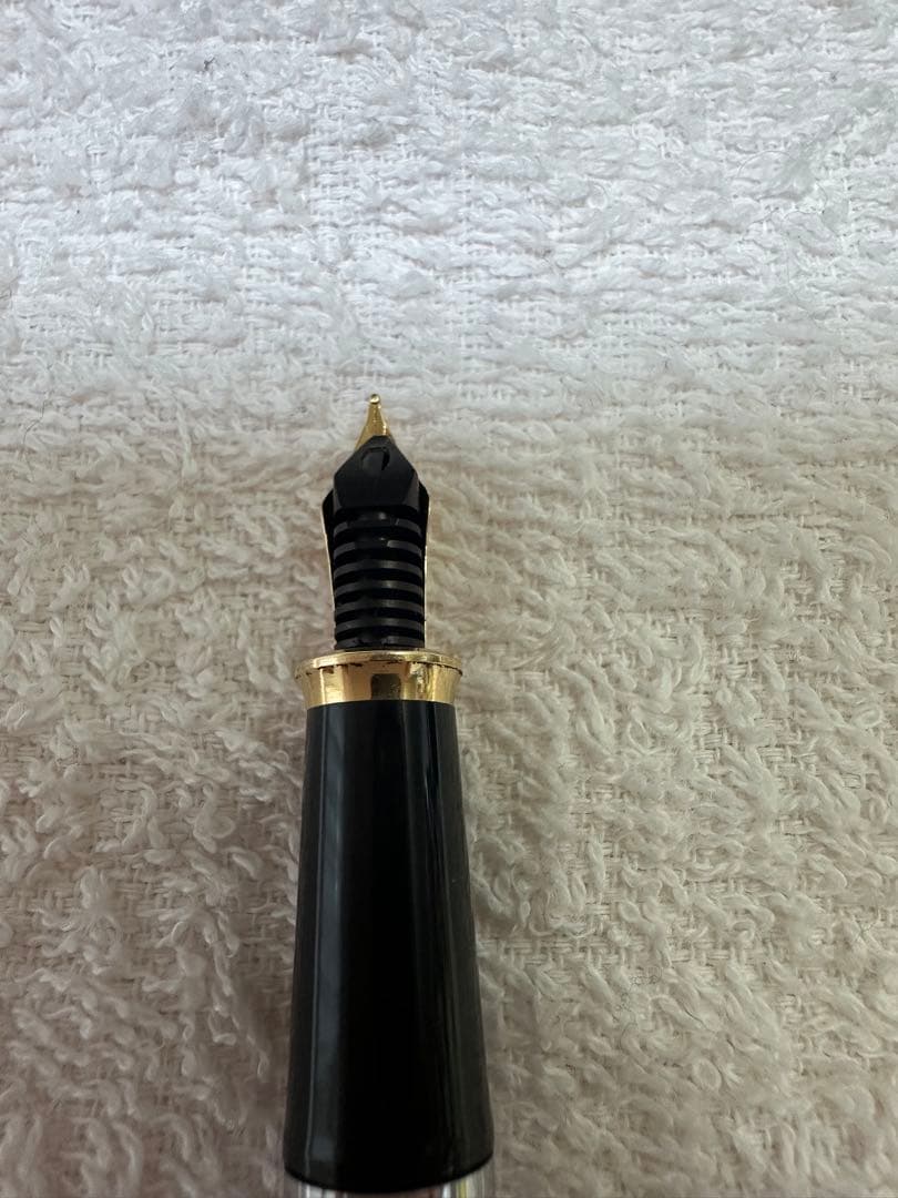 CROSS ヴィンテージ 万年筆　シルバー　ゴールド　専用ケース付き