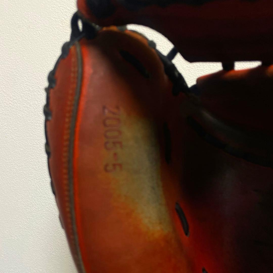 ミズノプロ 読売 阿部慎之助選手 実使用 硬式 キャッチャーミット 2005年