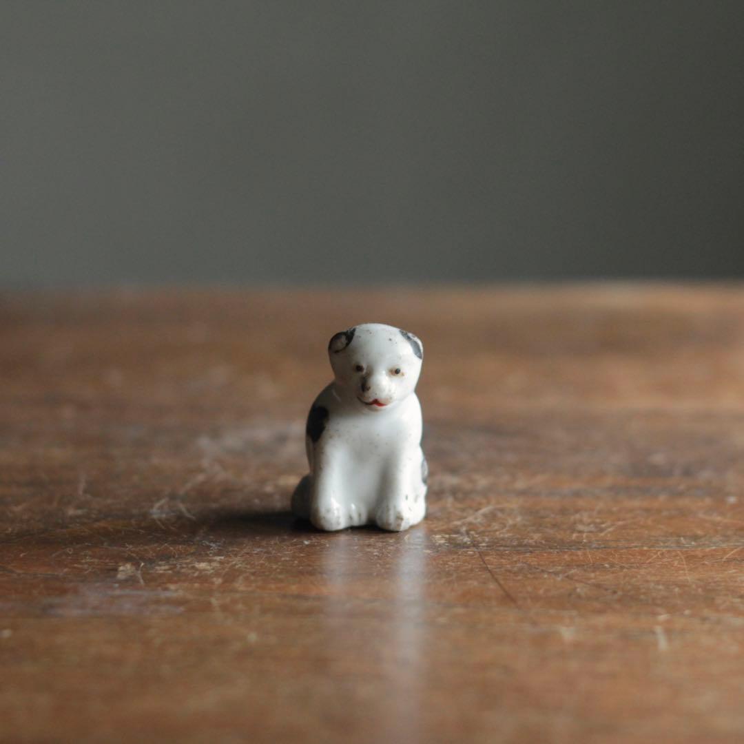 古い 磁器人形 犬 郷土人形 民芸 古道具 アンティーク