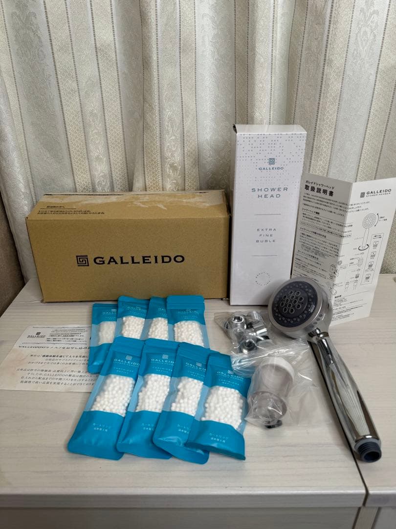 【新品】GALLEIDOシャワーヘッド＆カートリッジ8個
