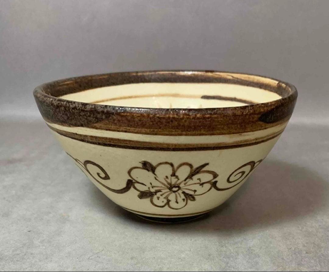 中国 魚絵碗　f2250922