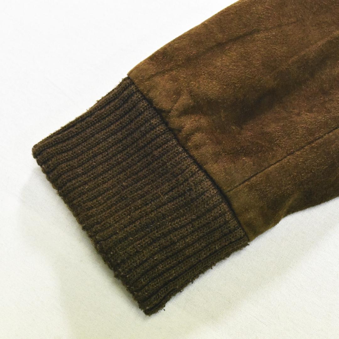 【人気】 ザラ ZARA レザー スエード ジャケット S ブラウン ♪