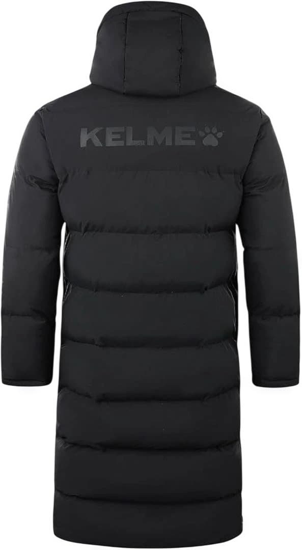 新品✨ケルメ　KELME 中綿　ベンチコート　ロングコート　Sサイズ　ブラック