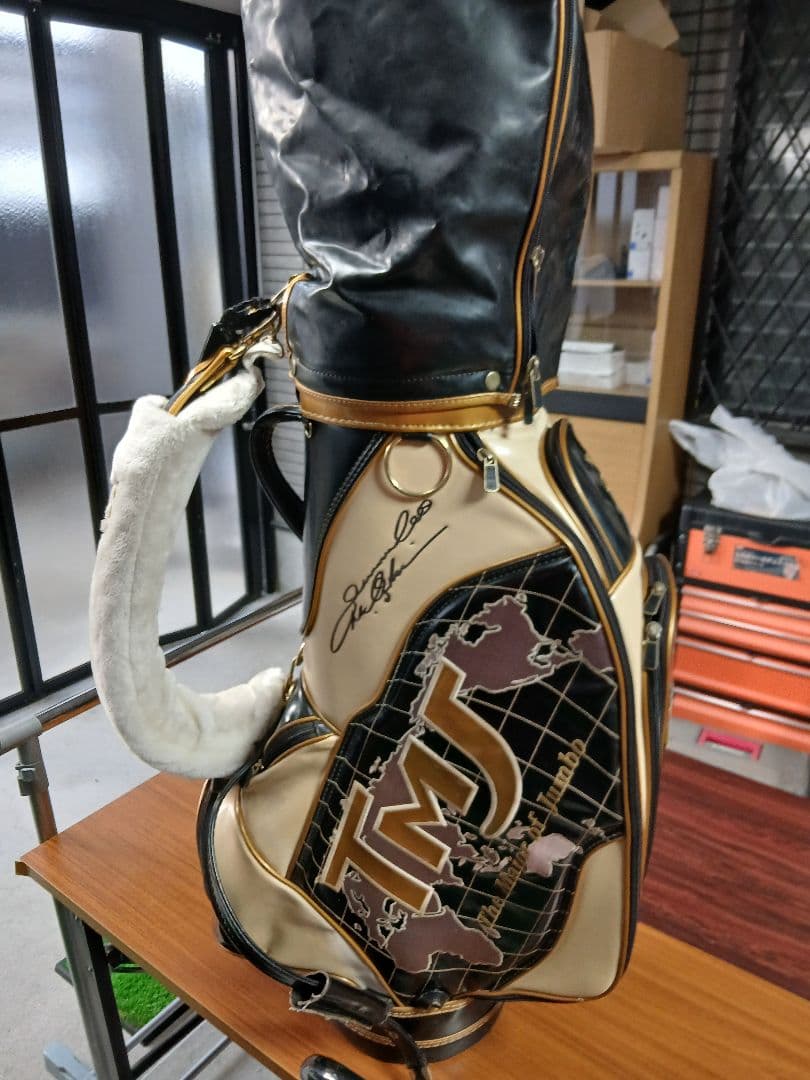 キャディバッグ　ジャンボ尾崎さん　TMJ