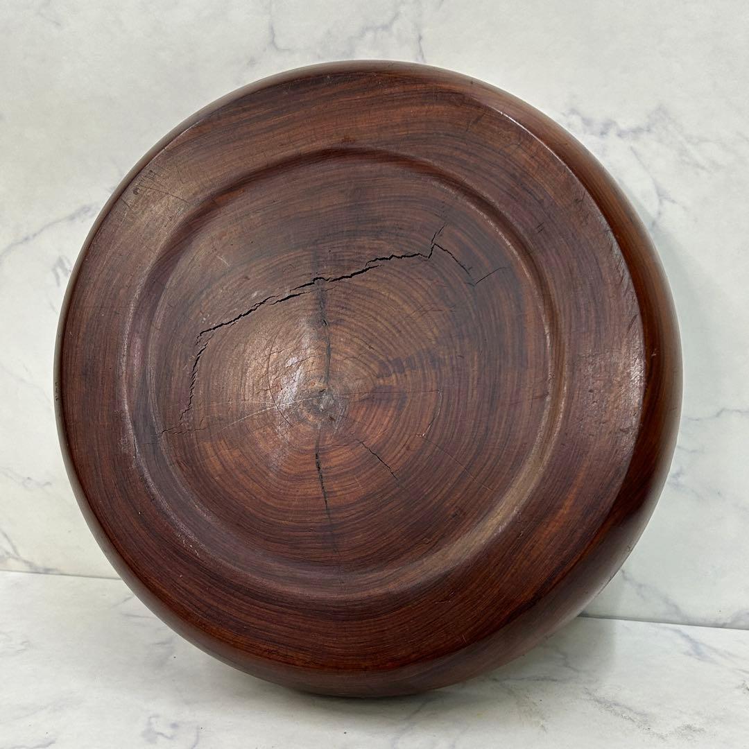 【高級花梨材】天然木 無垢 火鉢 台座つき 希少品