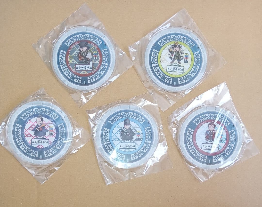 【北条五代×小田原城】『北条五代』ver.非売品 アクリルコースターセット