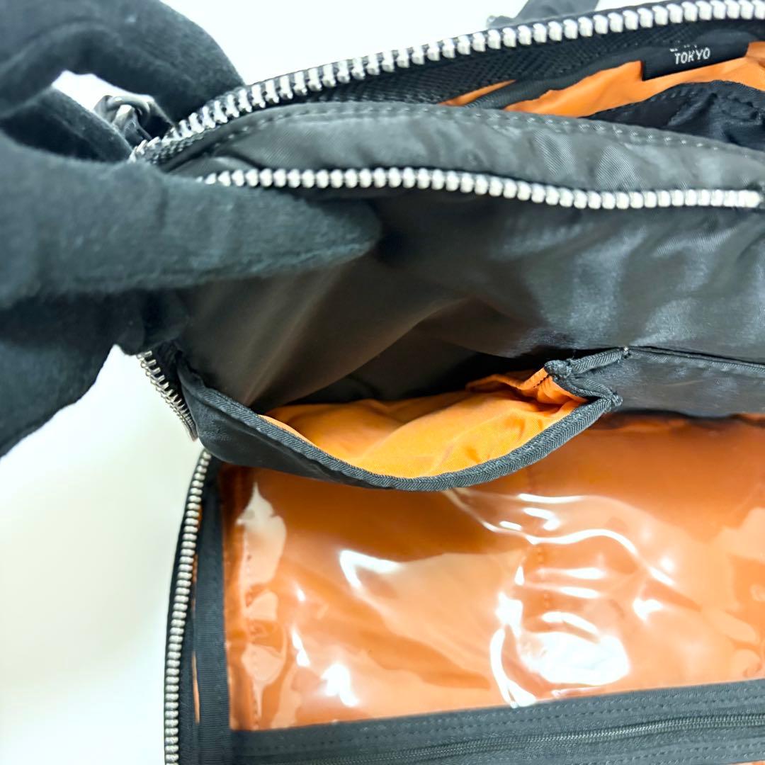 美品　ポーター　タンカー　ショルダーバッグ　S YKK 黒