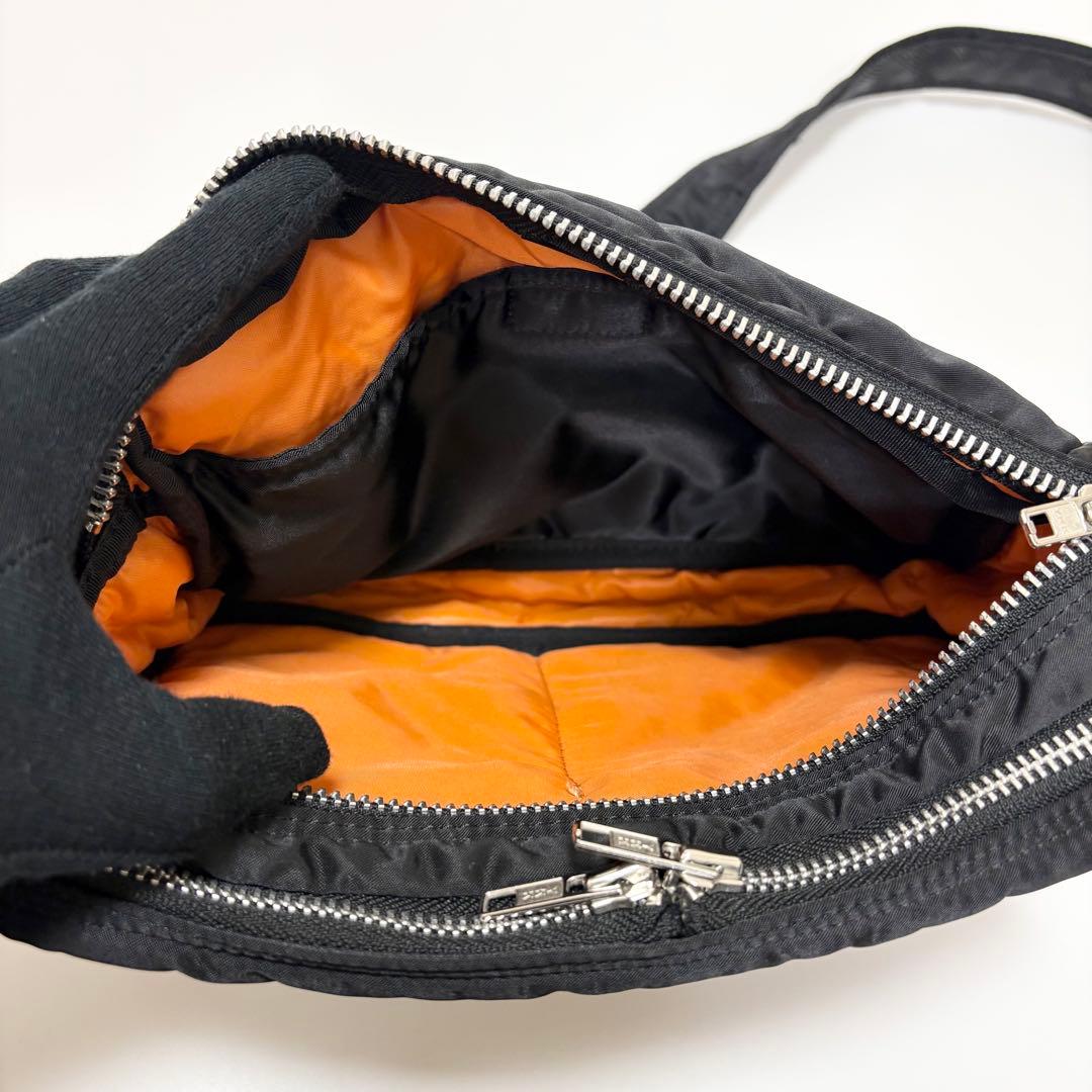美品　ポーター　タンカー　ショルダーバッグ　S YKK 黒