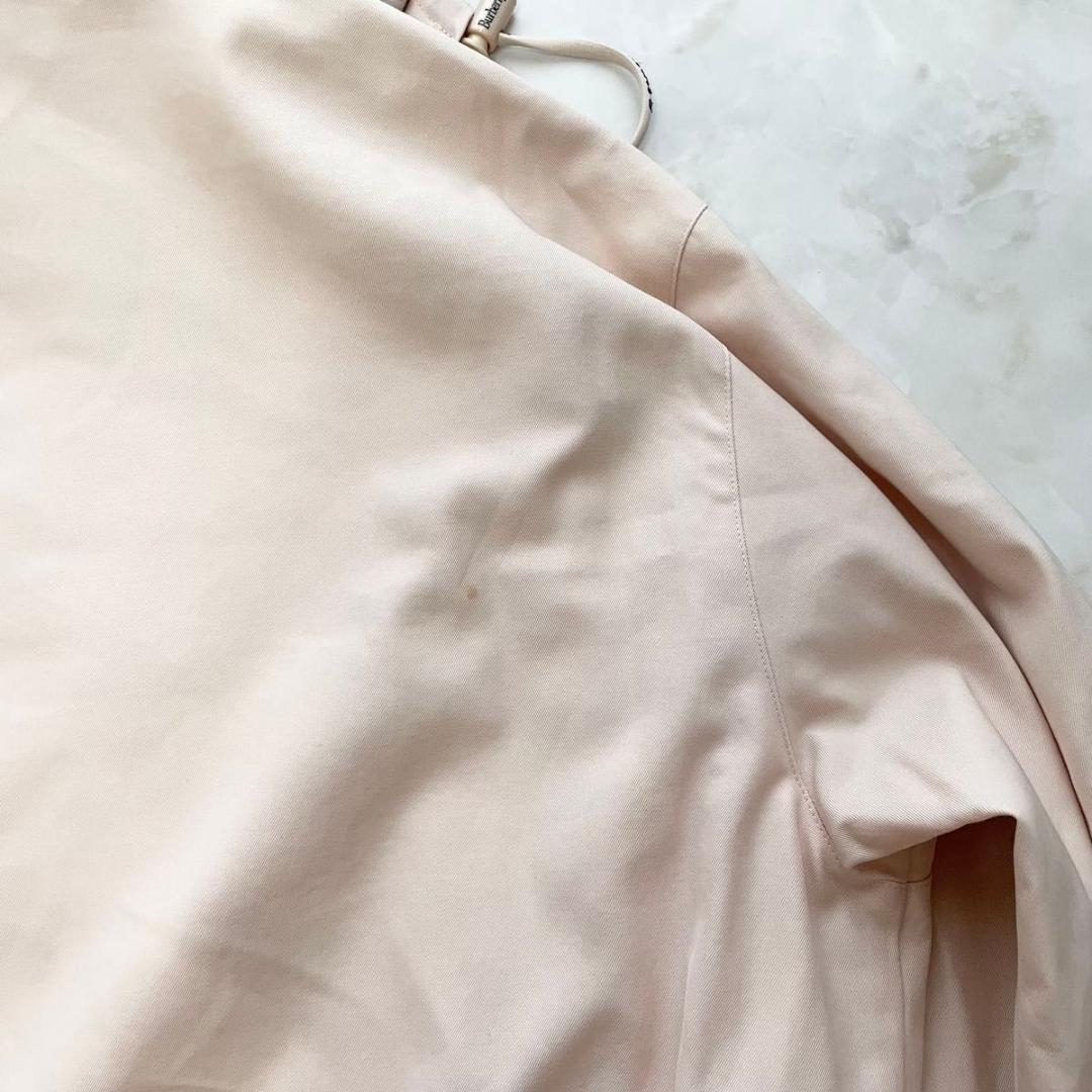 SSR希少 バーバリーズ　ブルゾン　ライトアウター　ピンク　ノバチェック　L