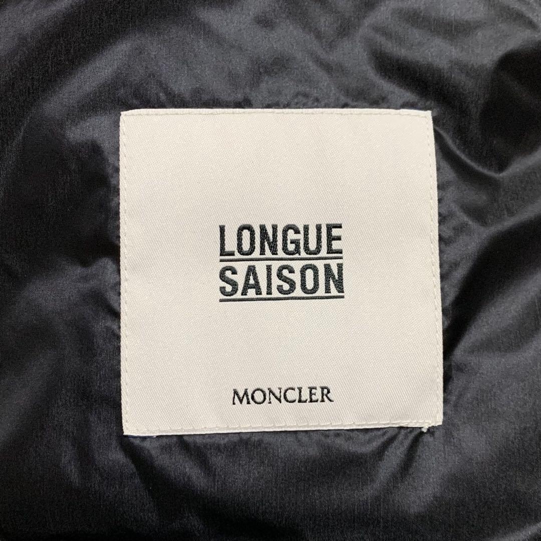 【未使用に近い】モンクレール ライトダウン AGAY ロゴワッペン ブラック0