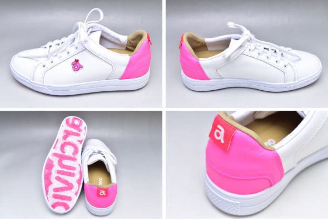 アルチビオ ホワイト/ピンク スニーカー
