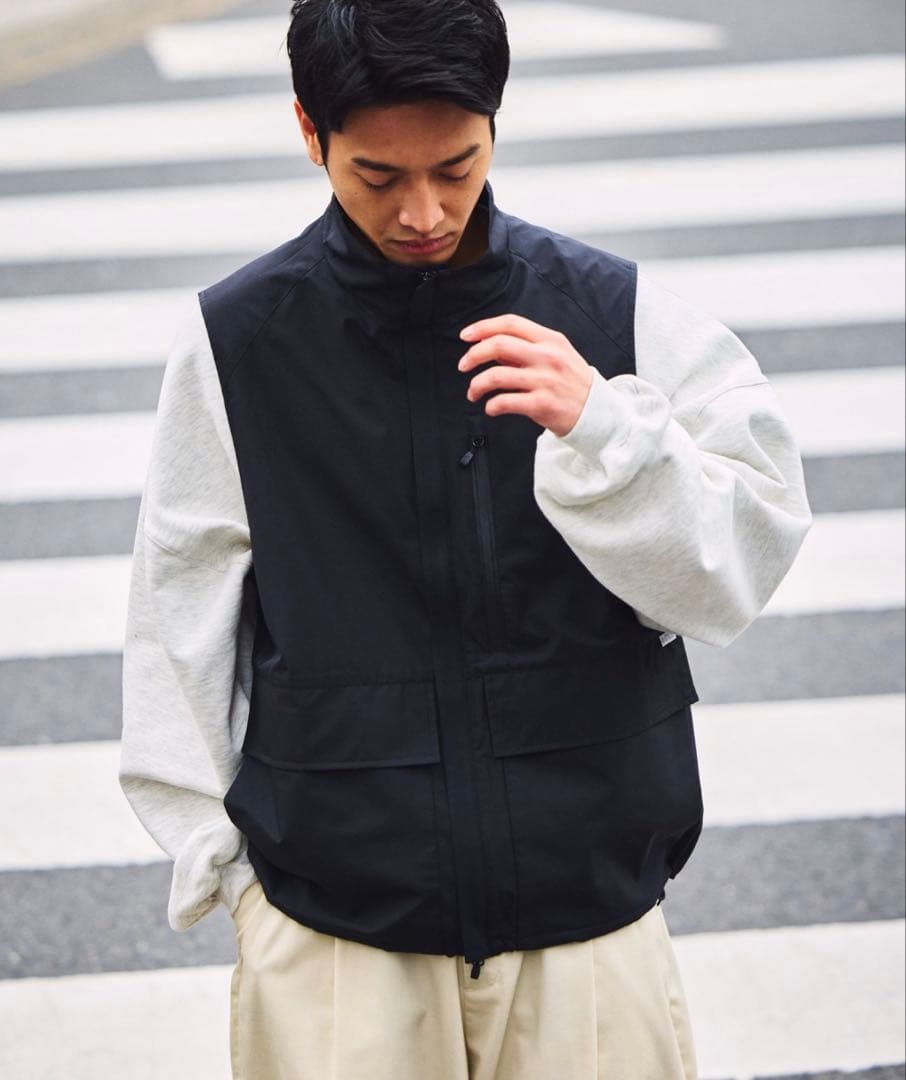 【美品】 +phenix ゴアテックス ベスト L フリークスストア別注