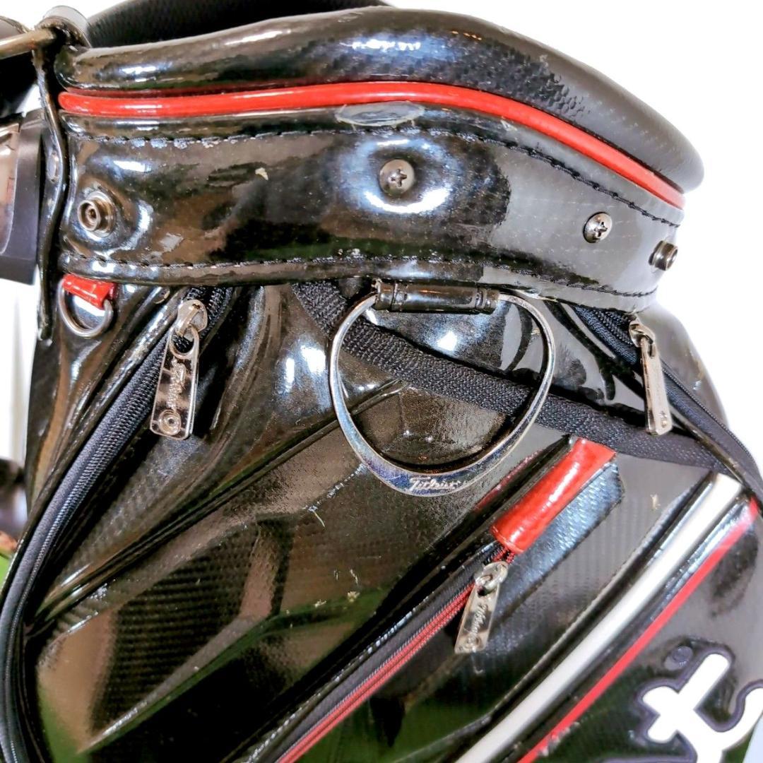 Titleist タイトリスト 3点式 エナメル ゴルフ キャディバッグ