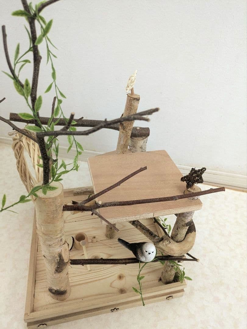 バードアスレチック　白樺の森テラス　バードトイ　餅つきセット付き