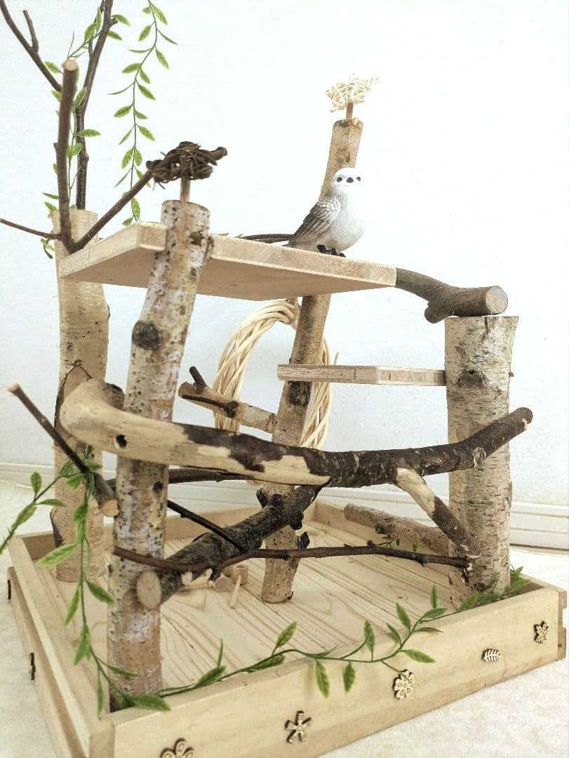 バードアスレチック　白樺の森テラス　バードトイ　餅つきセット付き