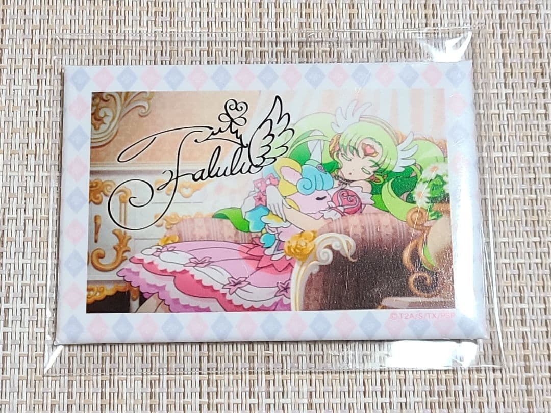 ★希少★　プリパラ　ファルル　サイン入り　スクエア　缶バッジ