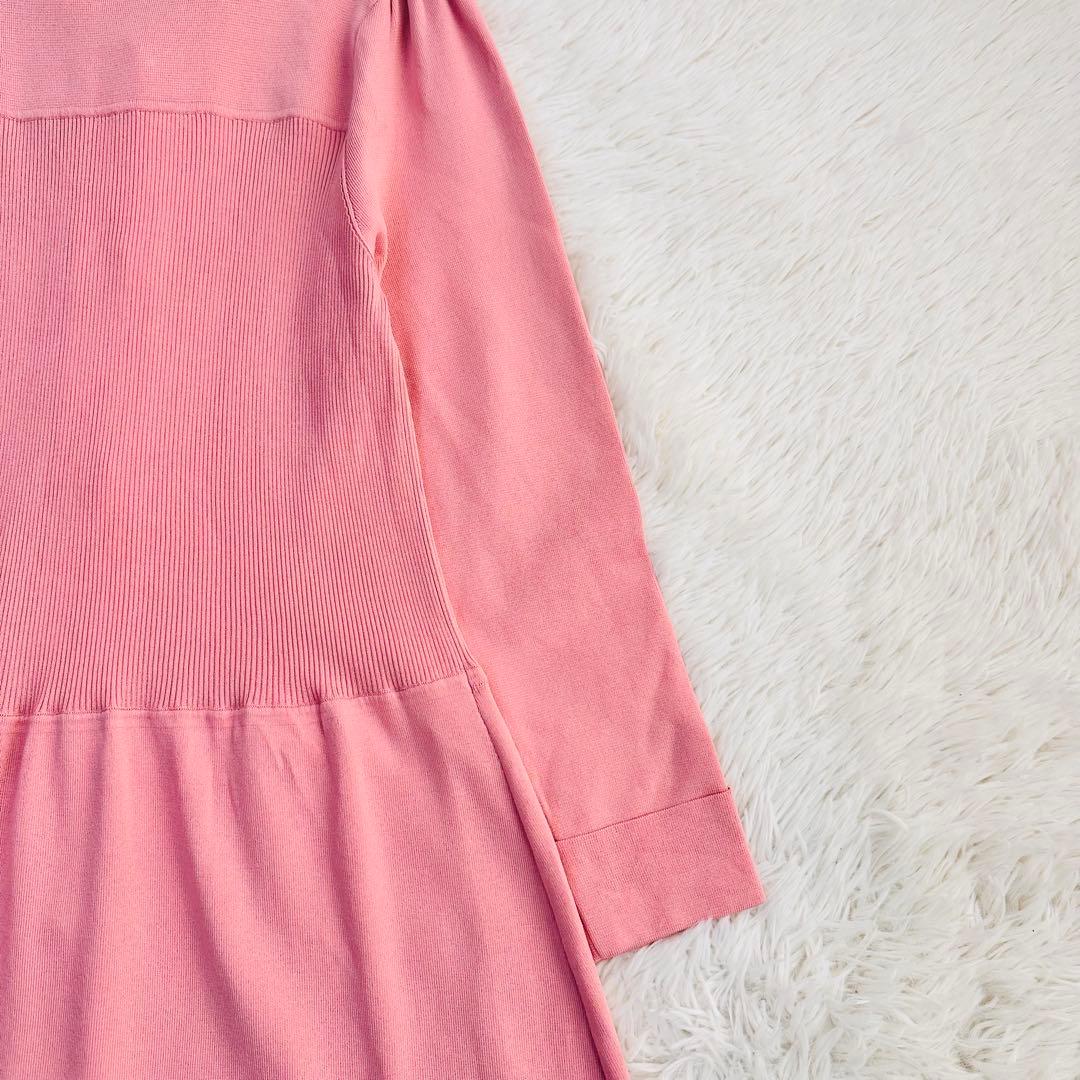 新品 22AW スーパービューティー Aライン ワンピース カーディガン パール