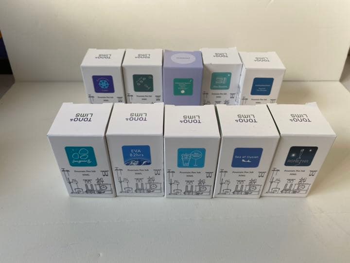 万年筆　インク　TONO&LIMS  10色セット