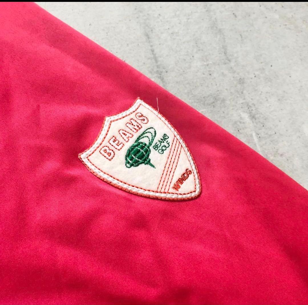 BEAMS GOLF パープルレーベル タラッティワッペン ウインドプルオーバー