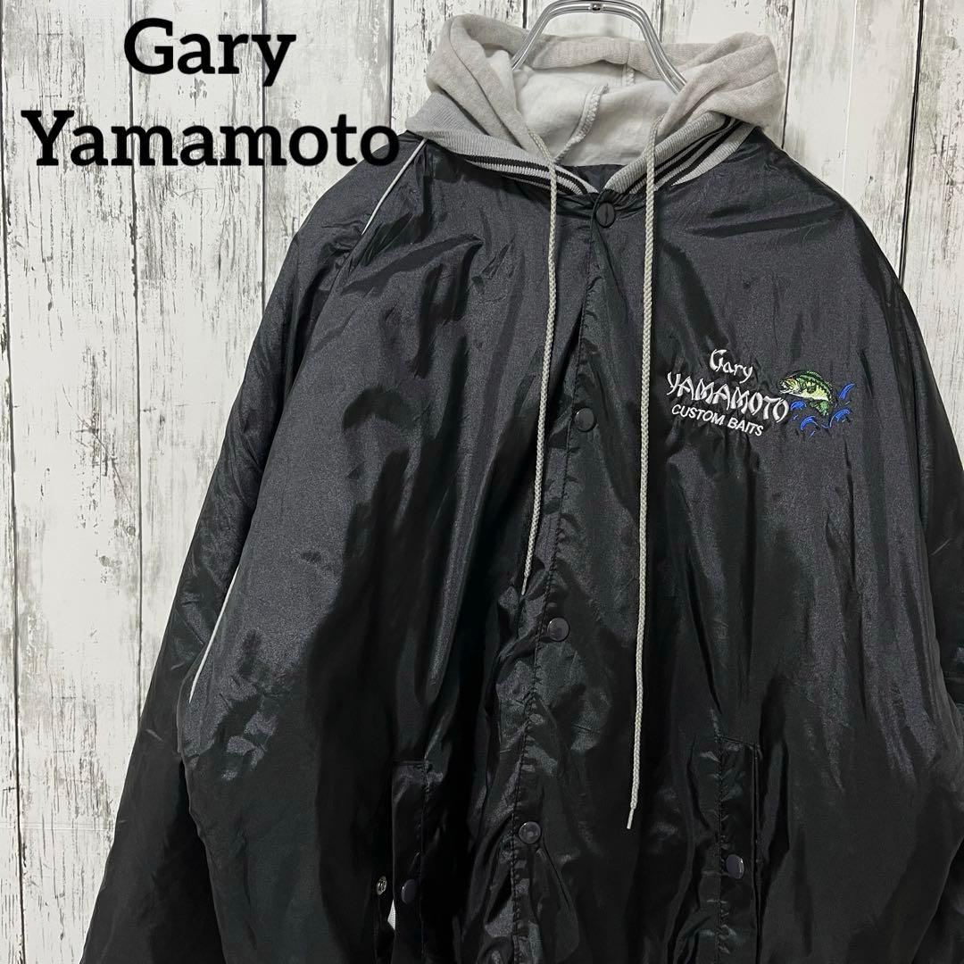 ゲーリーヤマモト 90s スタジャン ブラック ヴィンテージ Lサイズ.