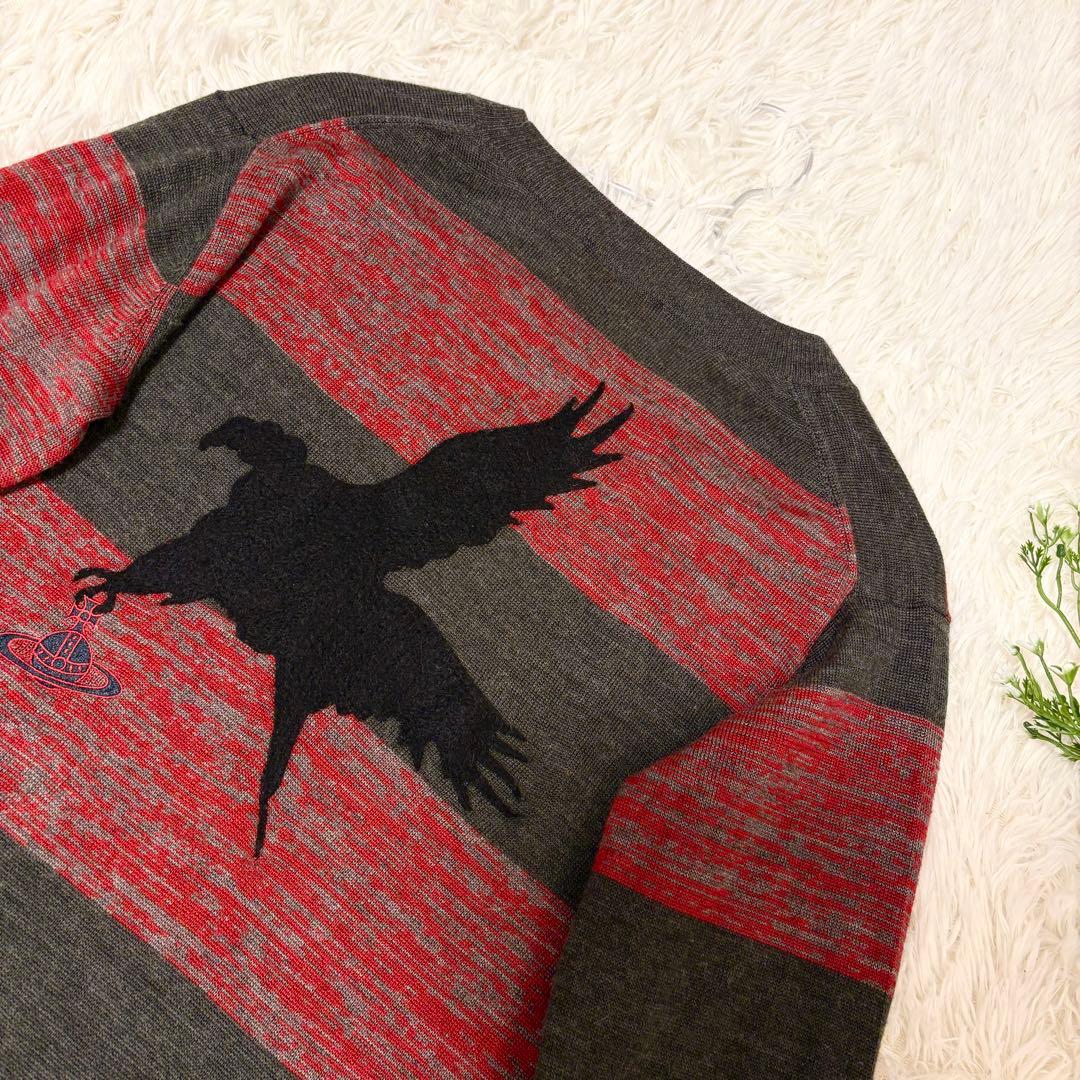 【ビックロゴ✨】Vivienne Westwood オーブ ロングカーディガン