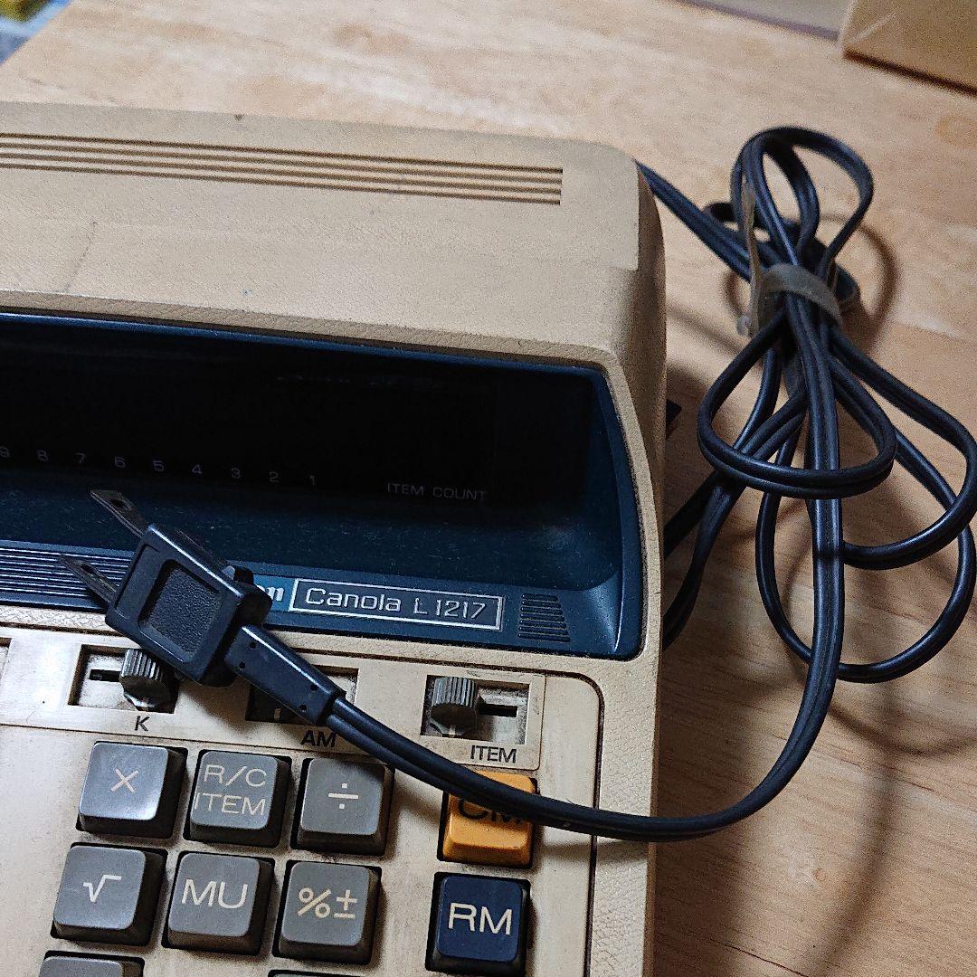 Canon L1217 キャノーラL1217 カリキュレーター 卓上電卓