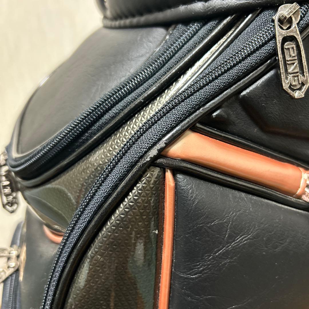 ＰＩＮＧ キャディバッグ ブラック×カッパー　2018年モデル