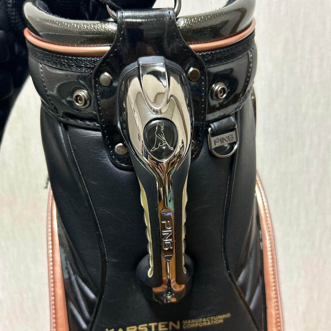 ＰＩＮＧ キャディバッグ ブラック×カッパー　2018年モデル