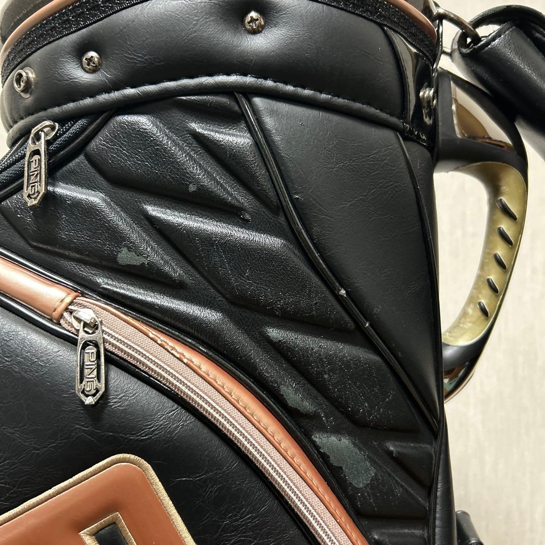 ＰＩＮＧ キャディバッグ ブラック×カッパー　2018年モデル