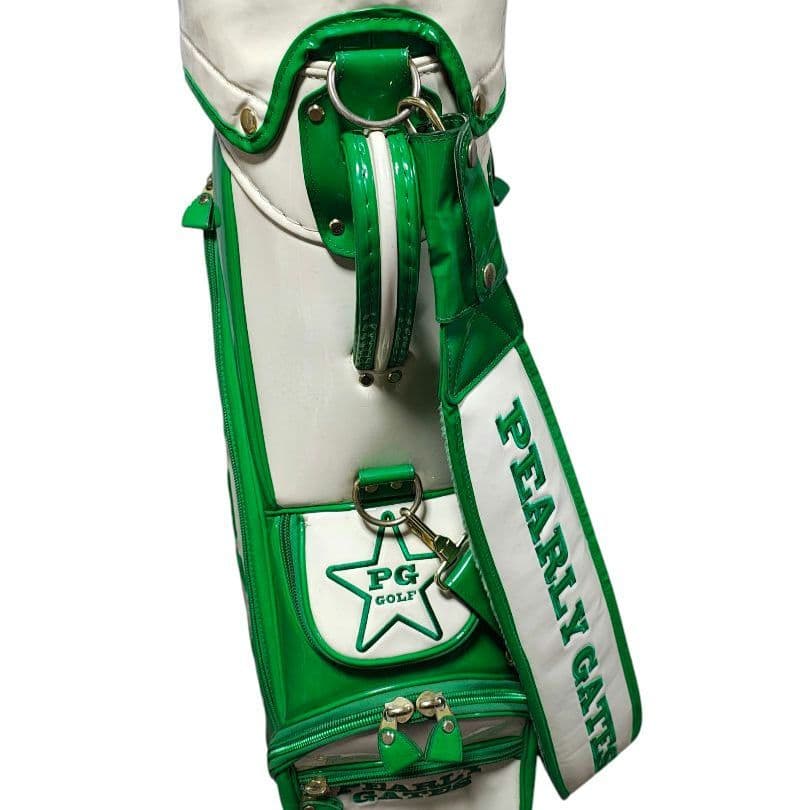 PEARLY GATES パーリーゲイツ キャディバッグ グリーン/ホワイト