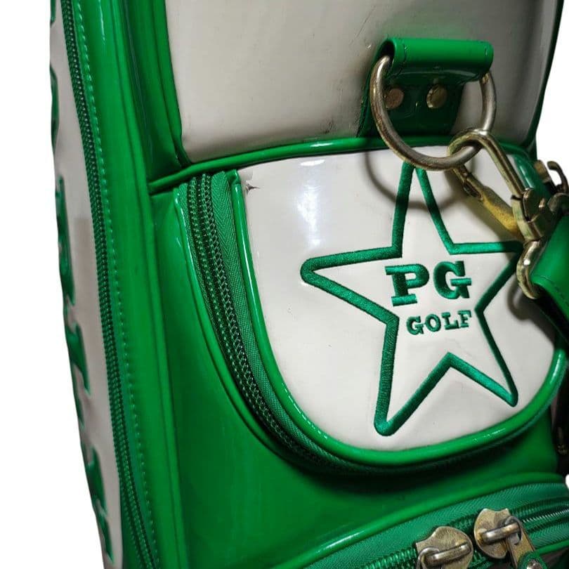 PEARLY GATES パーリーゲイツ キャディバッグ グリーン/ホワイト