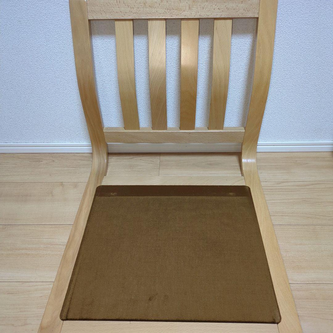 【美品/4脚セット】カリモク 曲げ木座椅子 1996製　レトロ ヴィンテージ家具