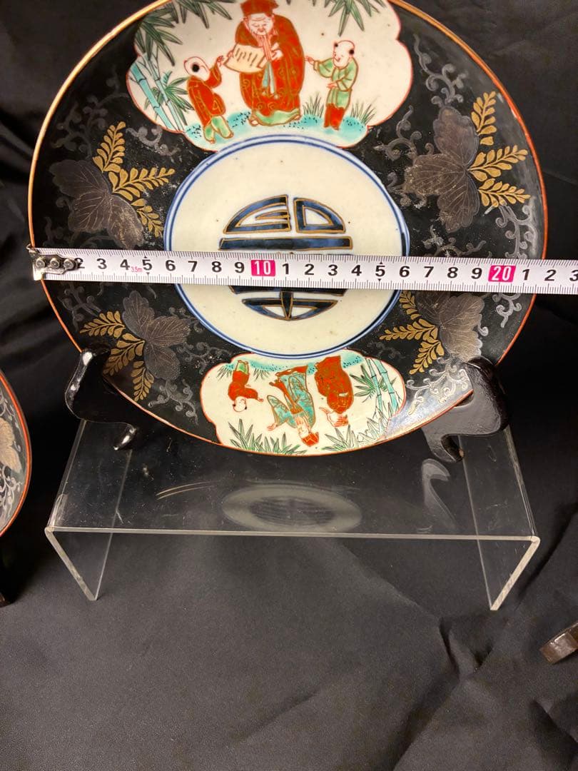 古伊万里 色絵 中皿 珍品 希少