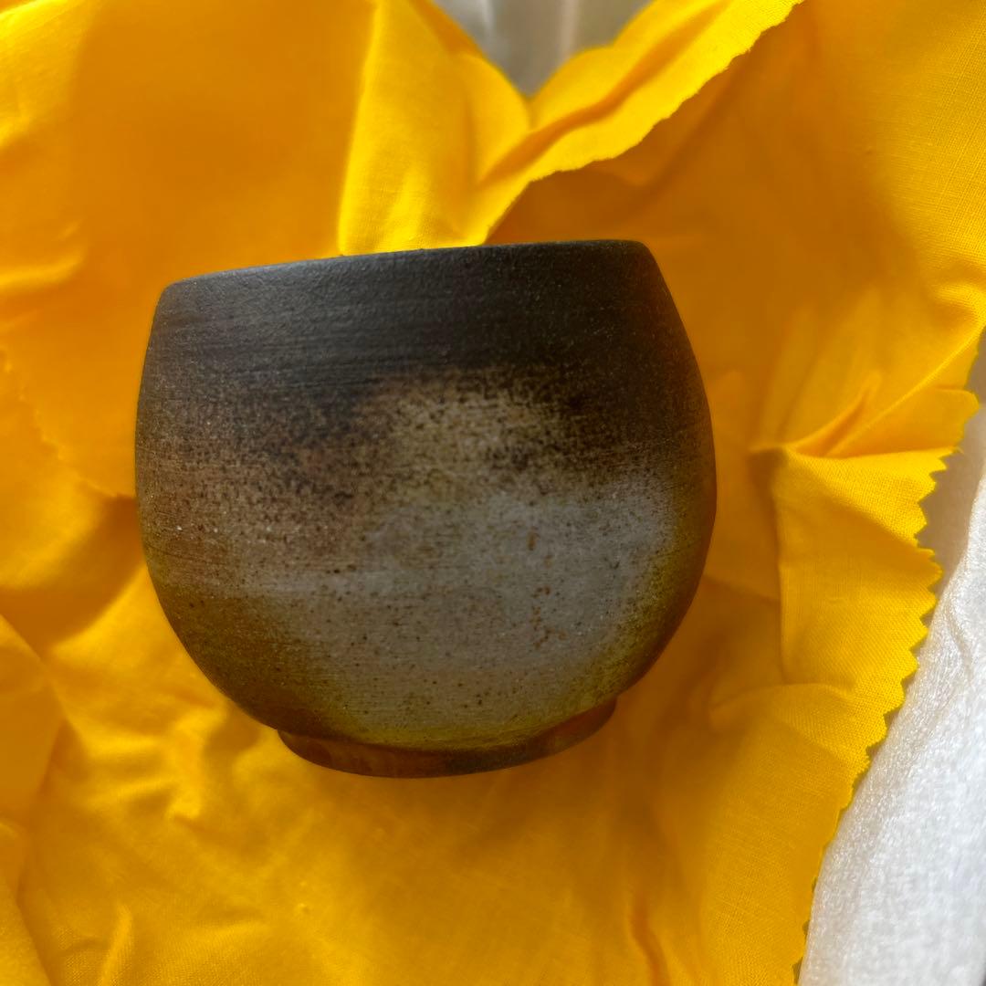 備前焼　行吉素心　湯呑