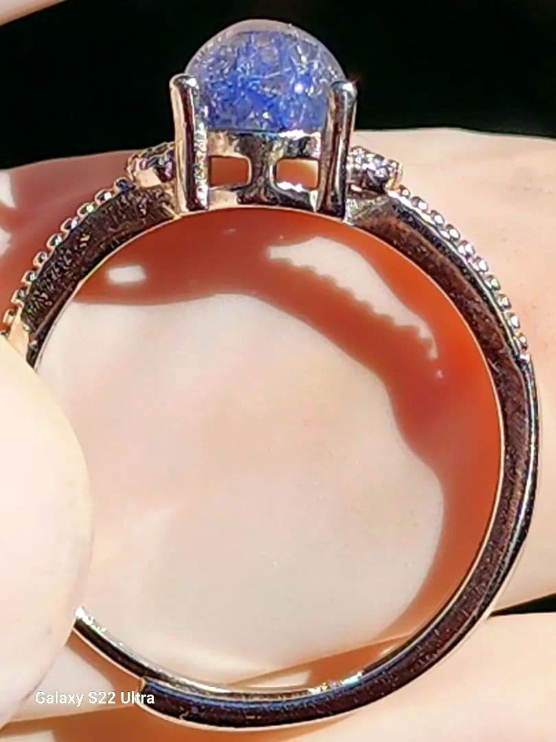 (S925)ブルールチルクォーツ デュモルチェライト 4セット