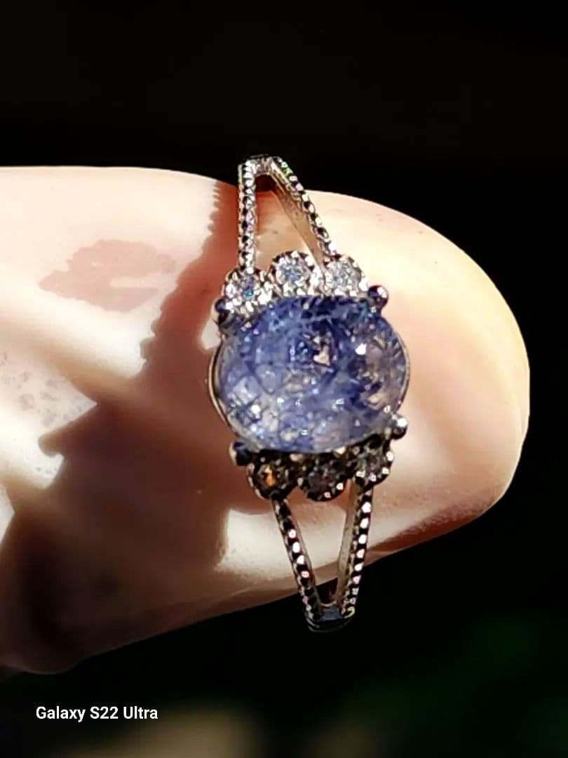 (S925)ブルールチルクォーツ デュモルチェライト 4セット