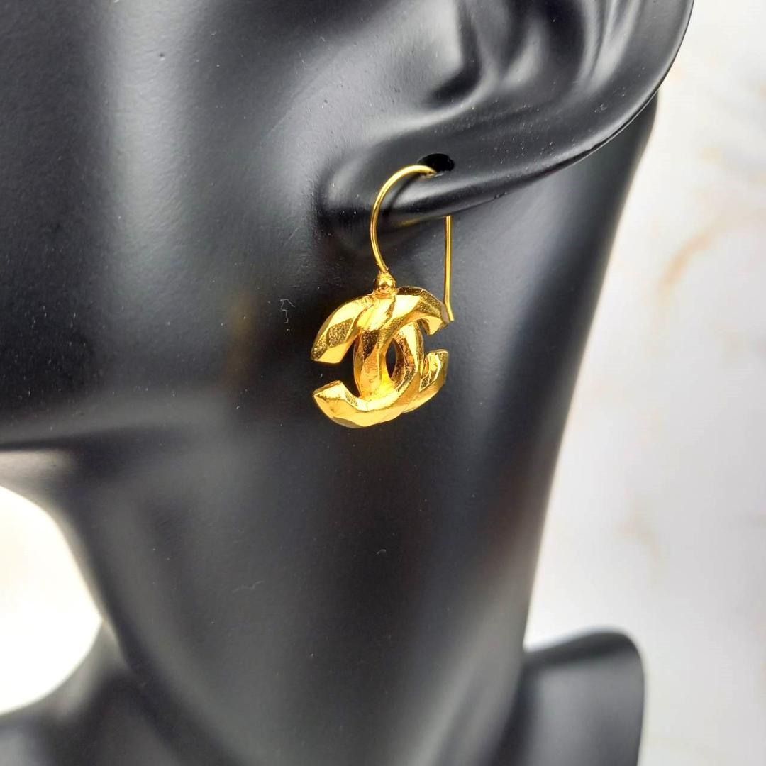 CHANEL シャネル ココマーク 99P ピアス 片耳 ゴールド ヴィンテージ
