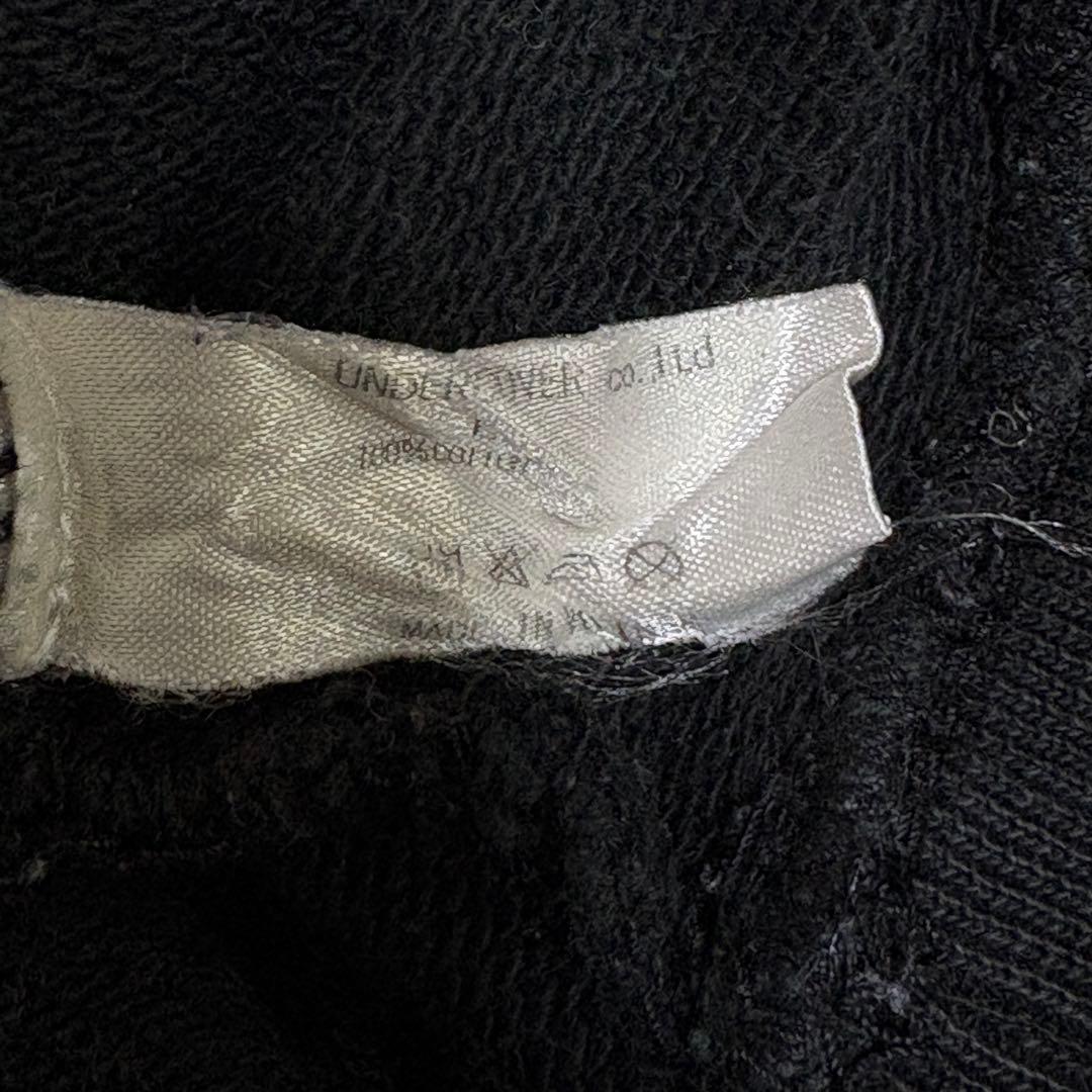 アンダーカバー UNDER COVER スウェット GIZ柄 L ブラック