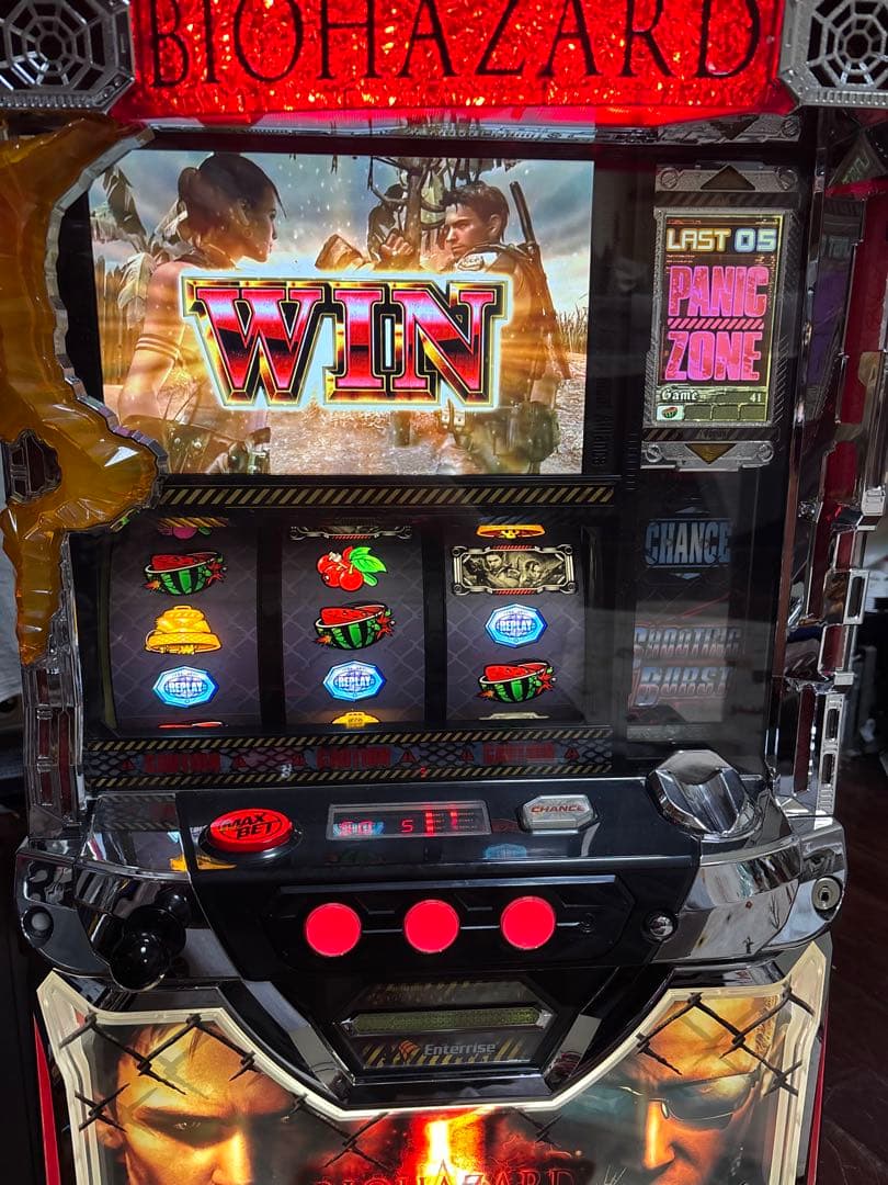 名機！バイオハザード５ エンターライズ ５号機 不要機付