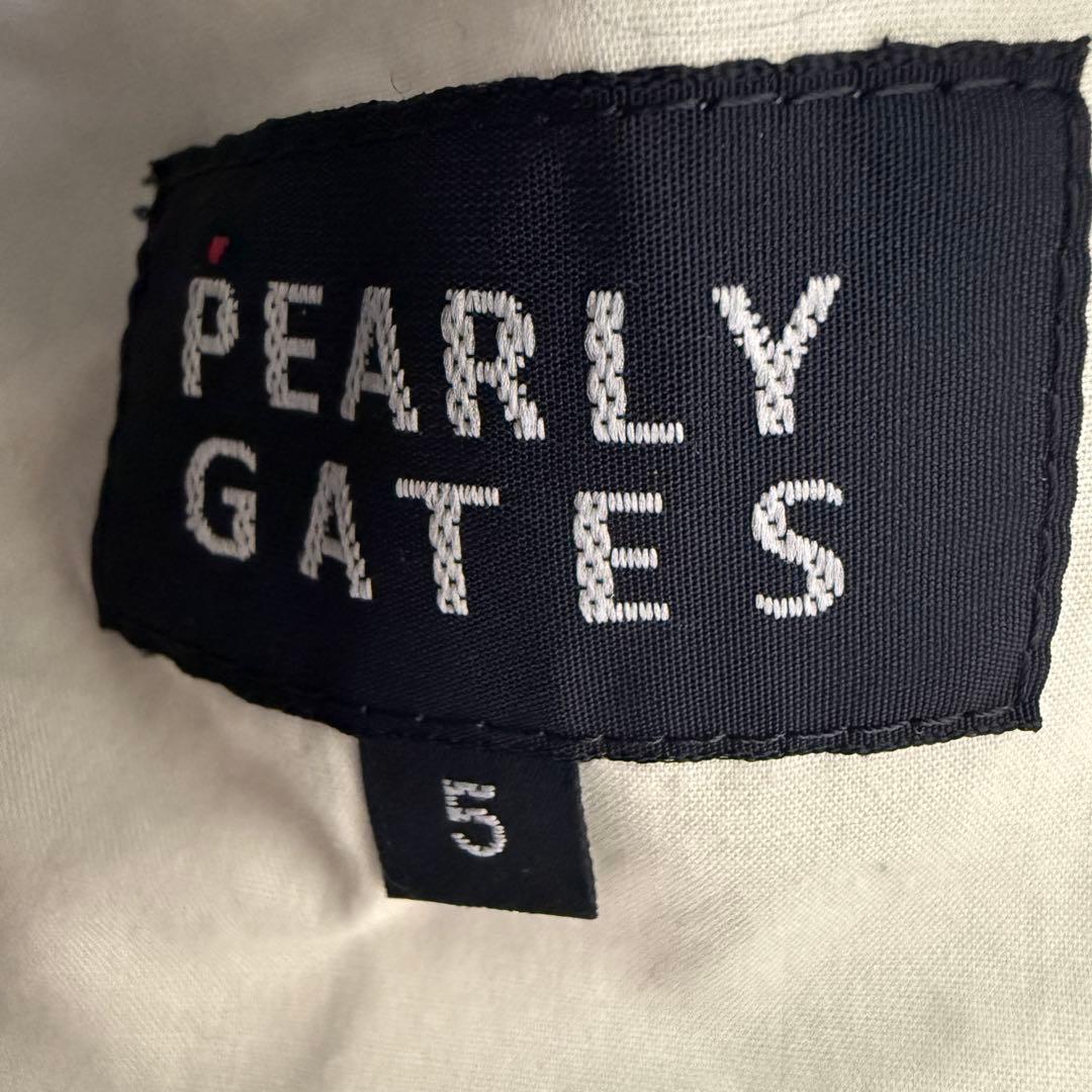 パーリーゲイツ　ジョガーパンツ　L〜XL相当　ウール素材　ツイード　グレー　5