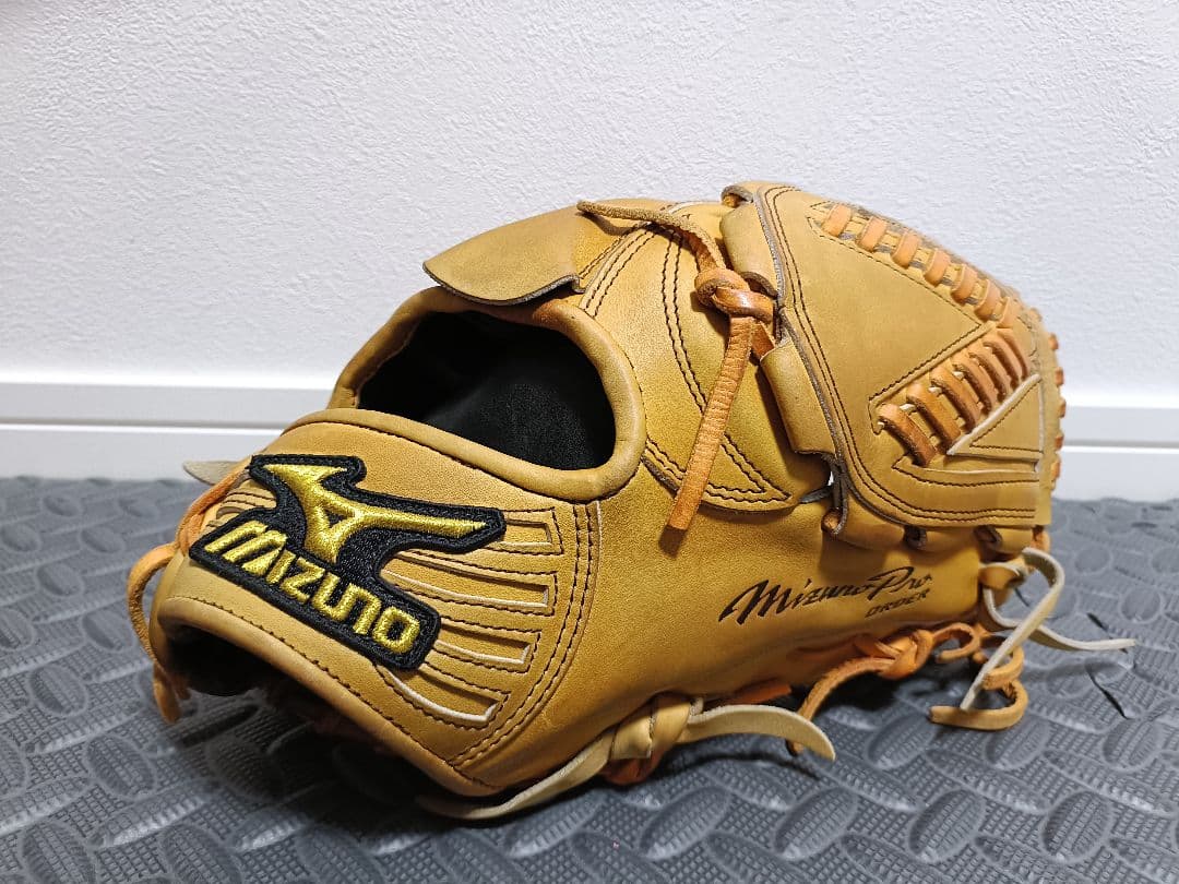 Mizuno Pro DR03 硬式グローブ オレンジ