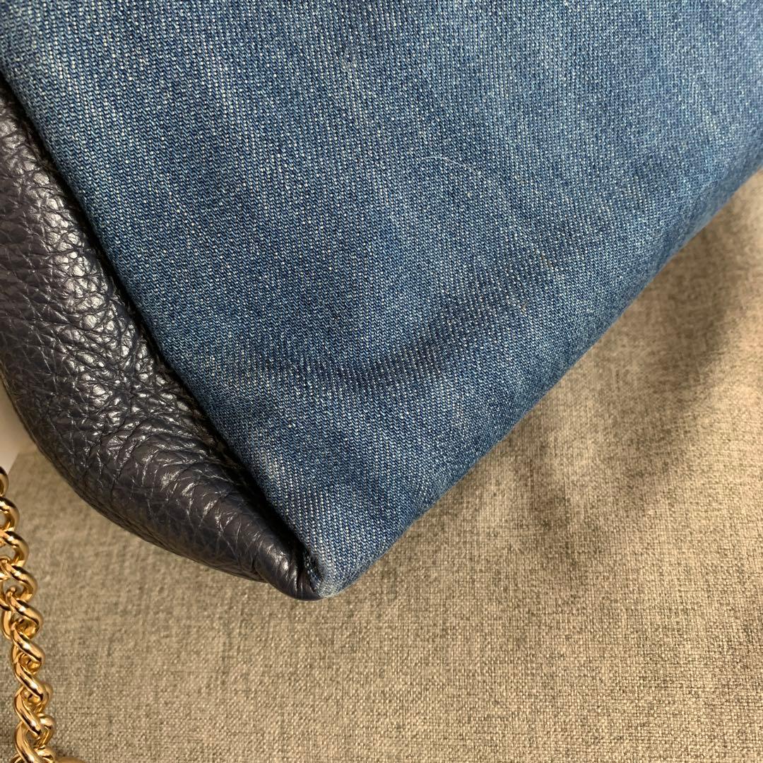 美品♡ COACH☆コーチ　デニムxレザー　バッグ　2way