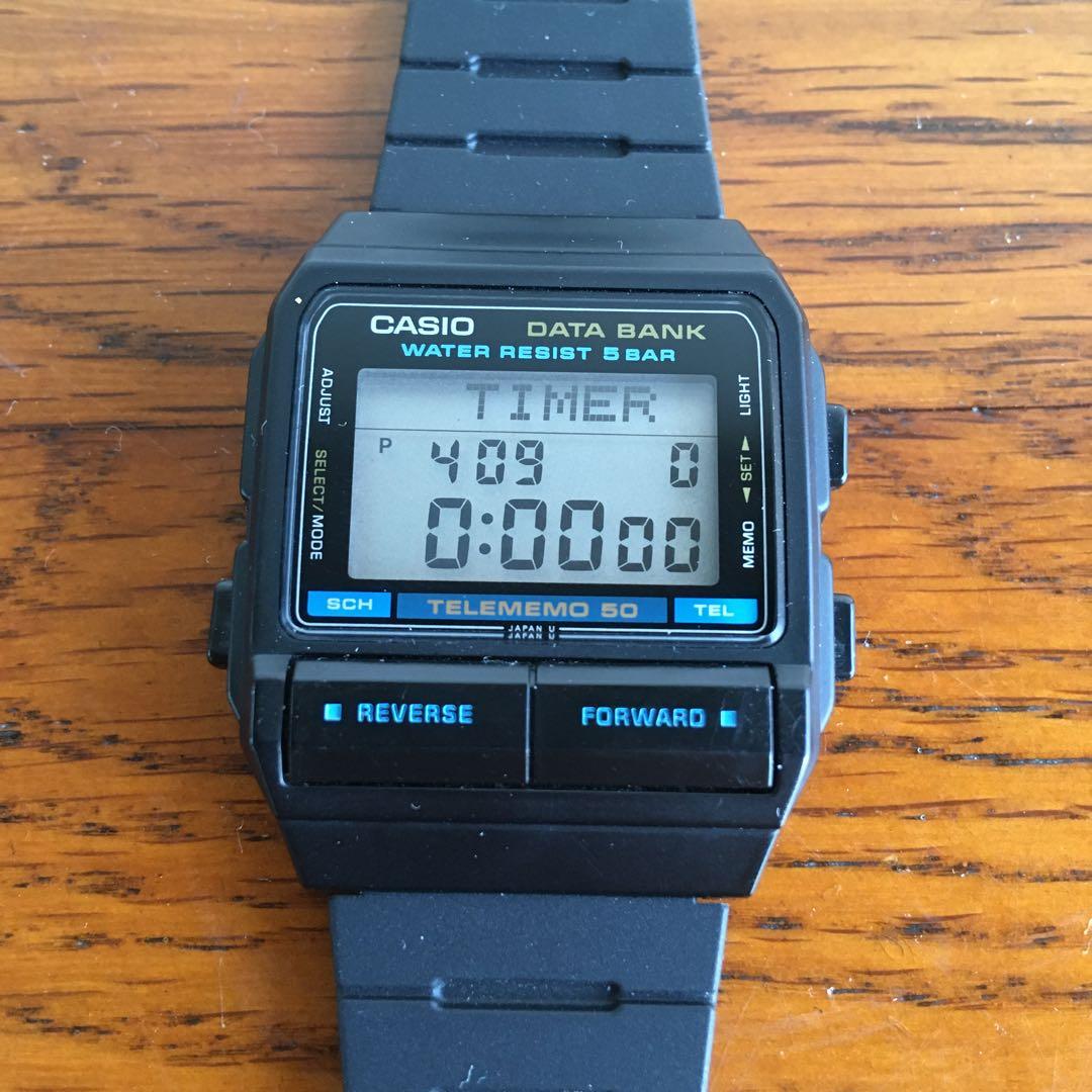 80s カシオ　CASIO DB-55W データバンク　オールドカシオ　おまけ付
