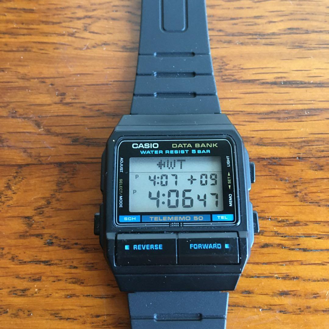 80s カシオ　CASIO DB-55W データバンク　オールドカシオ　おまけ付