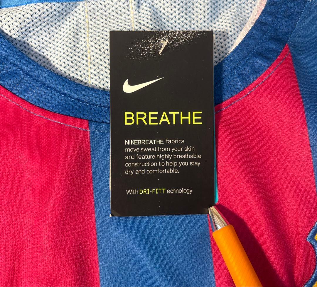 【新品未使用】ロナウジーニョ バルセロナ 06 CL決勝 ユニフォーム NIKE