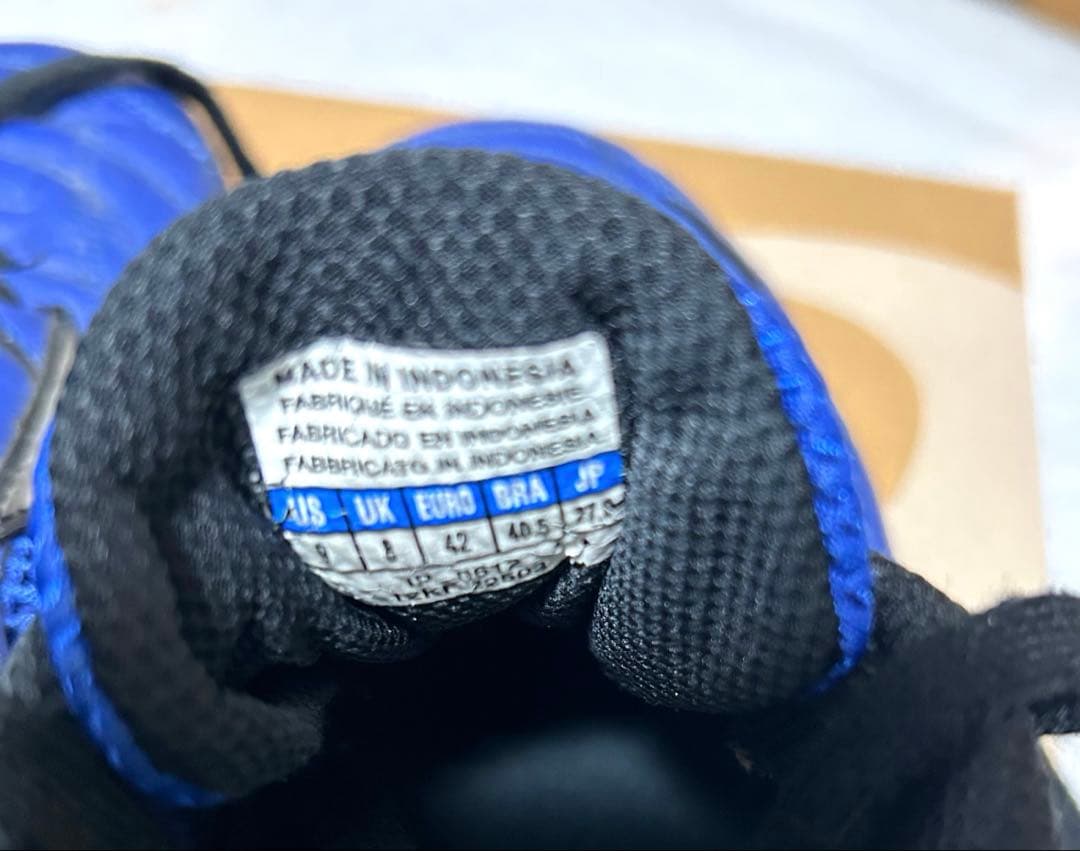 ミズノ ランサメントウェーブTFトレーニングシューズ 27cm ブルーブラック