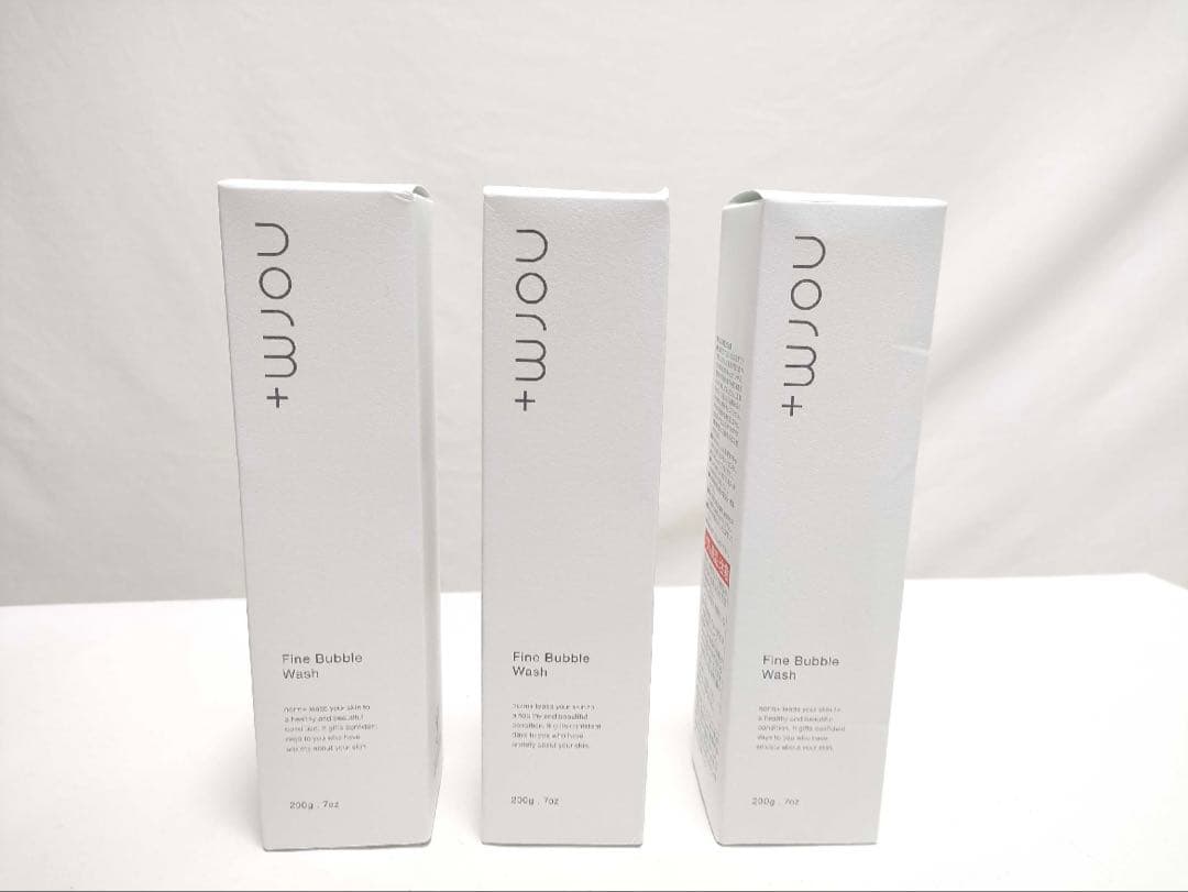 【新品】愛沢えみりノームプラス norm+ ファインバブルウォッシュ 3本セット