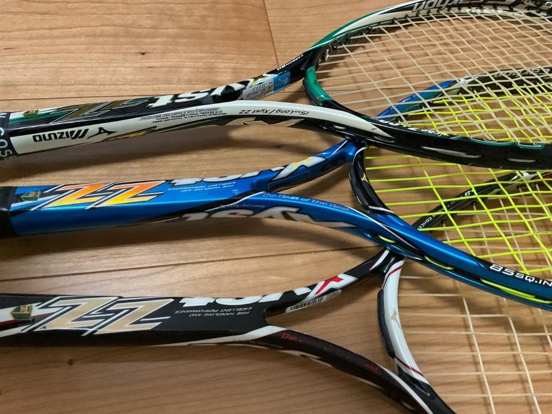 ミズノ（MIZUNO） ソフトテニス ラケット XYST ZZ　3本セット