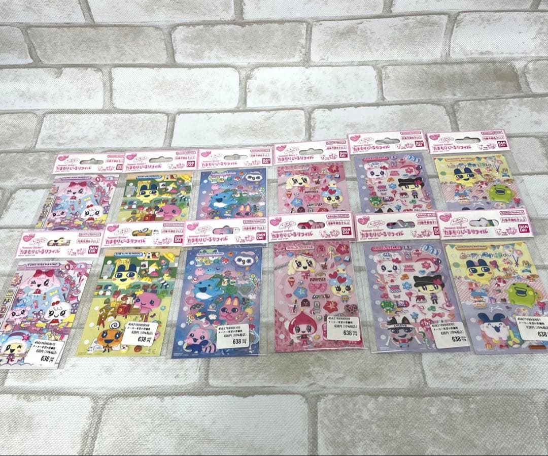 【新品未開封】たまもりしーるリフィル たまごっち 全6種コンプリート✖️2セット